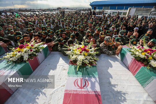 مراسم استقبال از پیکرهای مطهر چهار شهید گمنام دوران دفاع مقدس, صبح سه‌شنبه با حضور مسئولین استانی و امت شهیدپرور و ولایت‌مدار تبریز در فرودگاه بین‌المللی شهید مدنی تبریز برگزار شد.