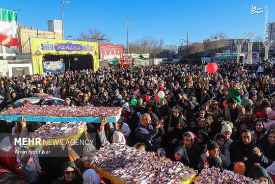 جشن نیمه شعبان در آباده استان فارس