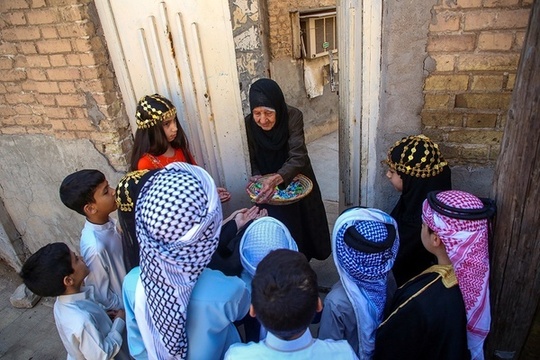 جشن گرگیعان در محله عامری اهواز