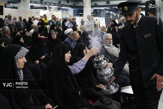 بدرقه زائران حج تمتع از فرودگاه بین‌المللی مشهد