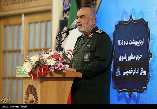 سخنرانی سرلشکر سلامی در مراسم بزرگداشت شهدای خدمت