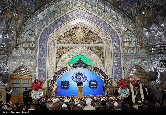 عصر امروز نخستین مراسم سالگرد شهادت شهید جمهور آیت‌الله سید ابراهیم رئیسی و شهدای خدمت در حرم مطهر رضوی با حضور سردار سرلشکر پاسدار حسین سلامی برگزار شد.