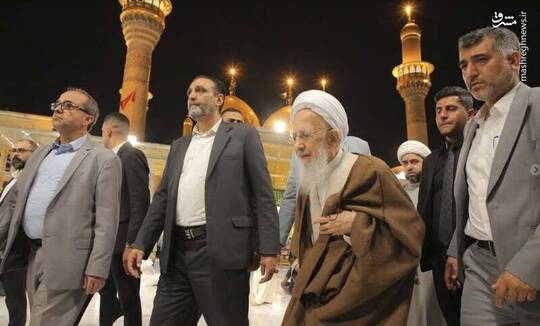 تشرف آیت‌الله جوادی آملی به حرمین کاظمین
