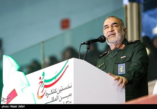 حضور سردار سلامی در نخستین کنگره بین‌المللی ۳۱۰۰ شهید امدادگر