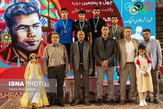روز اول رقابت های بین المللی کشتی فرنگی جام جهان پهلوان تختی - شیراز
