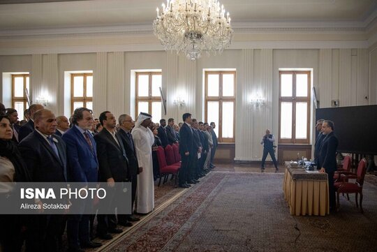 دیدار رؤسای نمایندگی‌های خارجی و بین‌المللی مقیم تهران با وزیر خارجه