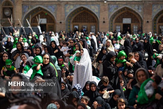 مراسم «شیرخوارگان حسینی» در قزوین