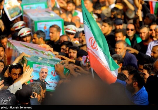 تشییع پیکر سردار شهید محمد باقری
