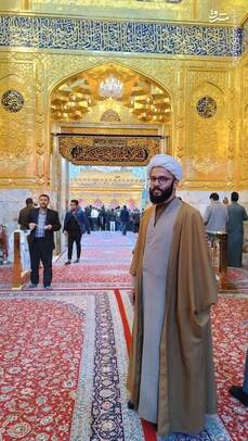 تصویری از حجت‌الاسلام شهید امین‌عباس رشید، فرزند سپهبد شهید حاج غلامعلی رشید که توسط رژیم صهیونیستی به درجه رفیع شهادت نائل آمد.
