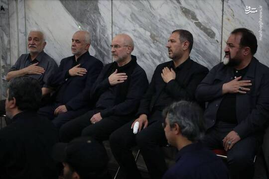 حضور قالیباف  در مراسم بزرگداشت سرلشکر شهید کاظمی