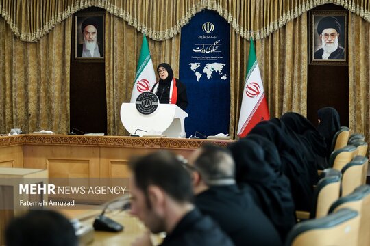 نشست خبری فاطمه مهاجرانی سخنگوی دولت صبح روز سه‌شنبه ۱۰ تیر با حضور اصحاب رسانه برگزار شد.