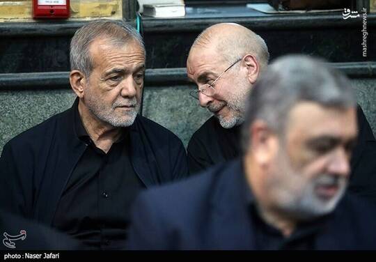 حضور روسای قوه مقننه و مجریه در مراسم گرامیداشت شهدای قرارگاه مرکزی حضرت خاتم الانبیاء