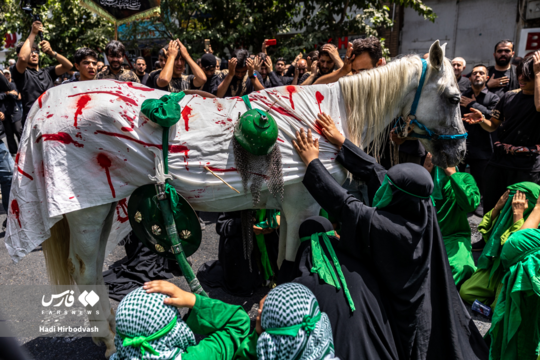 کاروان نمادین اسرای کربلا «بنی‌اسد»