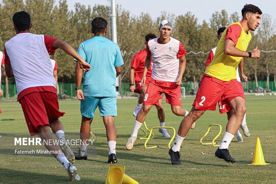 تمرین تیم ملی فوتبال امید ایران روز شنبه ۱۱ مرداد در مرکز ملی فوتبال برگزار شد.