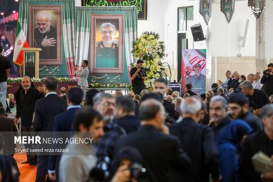 مراسم چهلمین روز شهادت سپهبد رشید