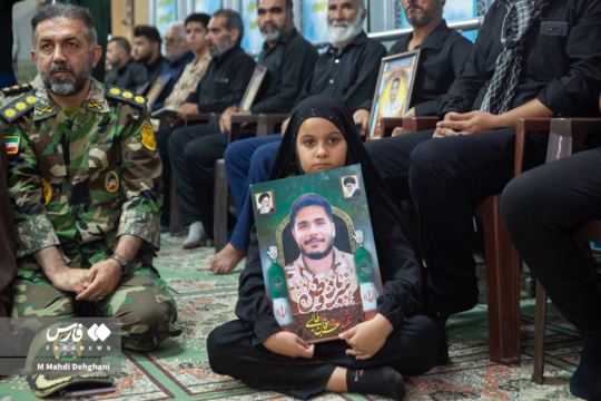 مراسم اربعین گرامیداشت شهدای اقتدار سرباز سپاه صبح پنجشنبه ۱۶ مردادماه با حضور خانواده های شهدا در مسجد امام حسن مجتبی (ع) برگزار شد.