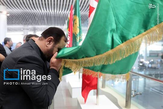 مراسم اعزام زائران اربعین از ترمینال سلام (مخصوص اعزام سفرهای زیارتی) فردوگاه امام خمینی(ره) شنبه ۱۸ مرداد برگزار شد.