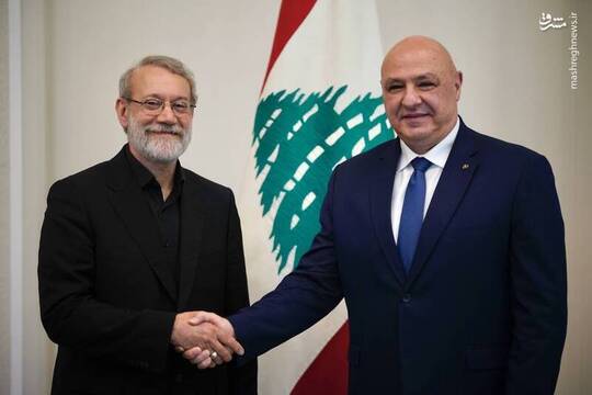 دیدار علی لاریجانی با جوزف عون رئیس جمهور لبنان