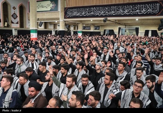 مراسم عزاداری هیئتهای دانشجویی به مناسبت اربعین حسینی در حسینیه امام خمینی(ره)