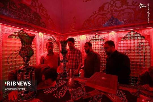 آیین غبارروبی ضریح آستان امامزاده صالح(ع)