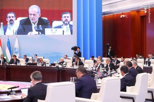حضور پزشکیان در نشست سران سازمان همکاری شانگهای