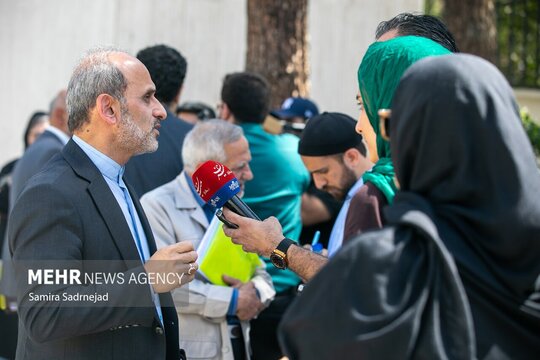 پیمان جبلی در حاشیه جلسه هیئت دولت