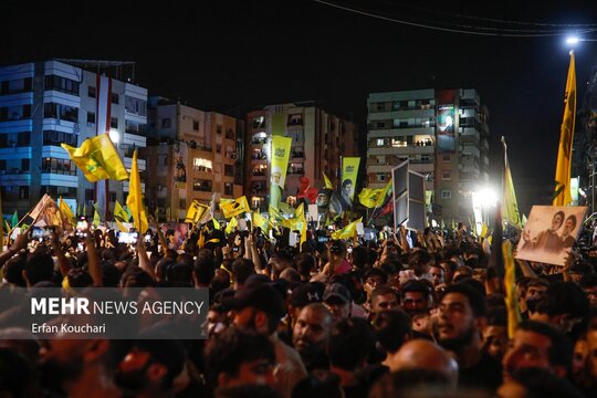 حال و هوای محل شهادت شهید سید حسن نصرالله در ایام اولین سالگرد شهادت رهبر فقید حزب الله لبنان
