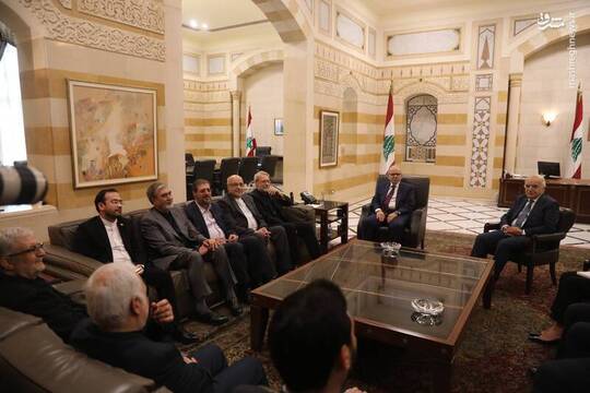 علی لاریجانی دبیر شورای عالی امنیت ملی کشورمان با نواف سلام نخست وزیر لبنان دیدار و گفت‌وگو کرد.