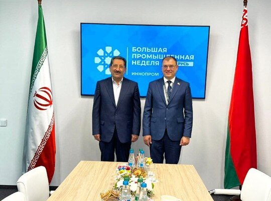 دیدار و گفتگوی وزیر صنعت، معدن و تجارت با معاون نخست‌وزیر بلاروس