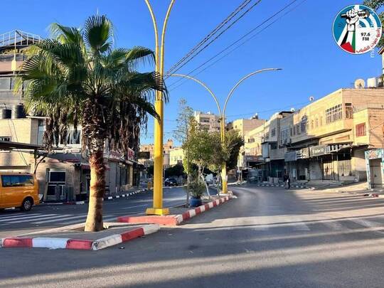 اعتصاب اهالی کرانه باختری در الخلیل
