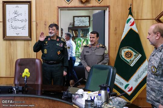 دیدار سردار کارگر با سردار رادان در هفته فراجا