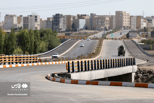 مراحل پایانی فاز دوم پل نیایش اردبیل