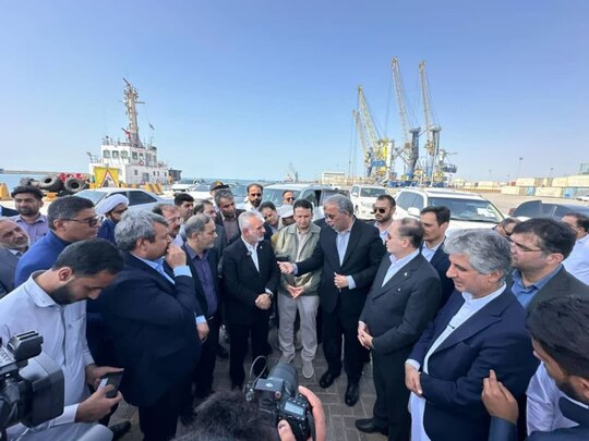بازدید وزیر جهاد کشاورزی از ظرفیت‌های بندری شهید بهشتی چابهار