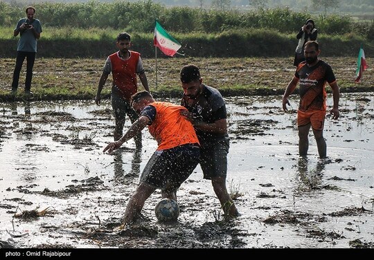 مسابقات فوتچل یا فوتبال در شالیزار،از ورزش‌های محلی استان گیلان