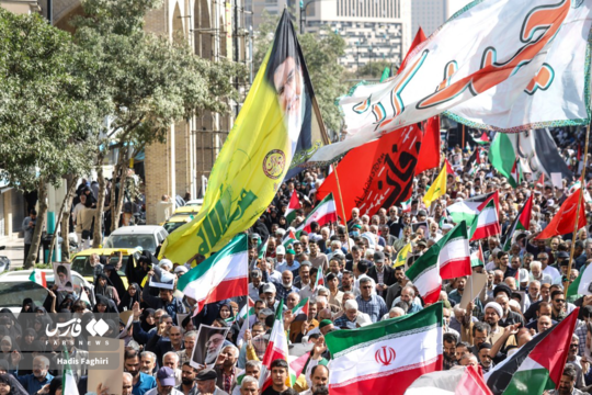 راهپیمایی «بشارت نصر» در مشهد
