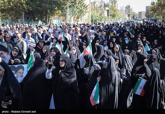 راهپیمایی بشارت نصر در ارومیه