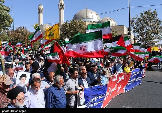 راهپیمایی بشارت نصر در زنجان
