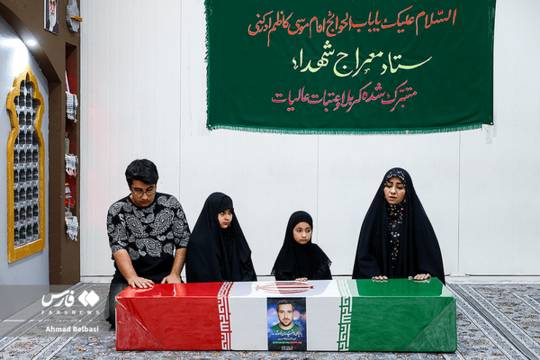 وداع با پیکر مطهر شهید ابوالقاسم مهری