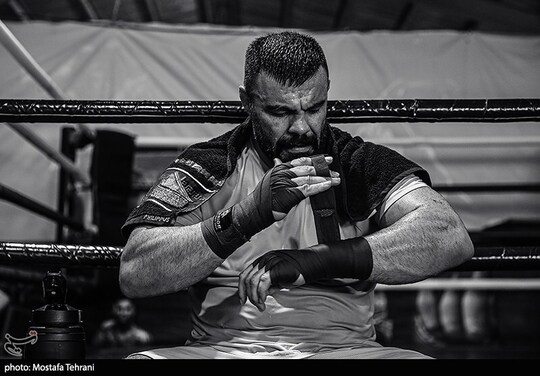 تمرینات امیرعلی اکبری، مبارز ایرانی رشته MMA، پیش از دومین مسابقه در سازمان ACA که با حریف آمریکایی‌اش در دبی قرار است برگزار شود
