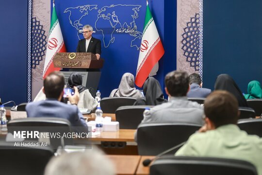 نشست خبری سخنگوی وزارت امور خارجه .
