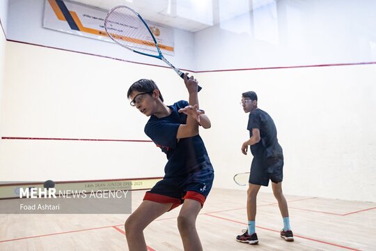 مسابقه اسکواش ایران جونیور