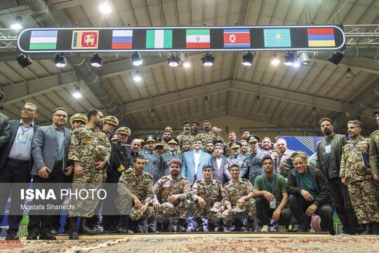 مراسم اختتامیه نخستین دوره مسابقات وزنه‌برداری ارتش‌های جهان - بابلسر