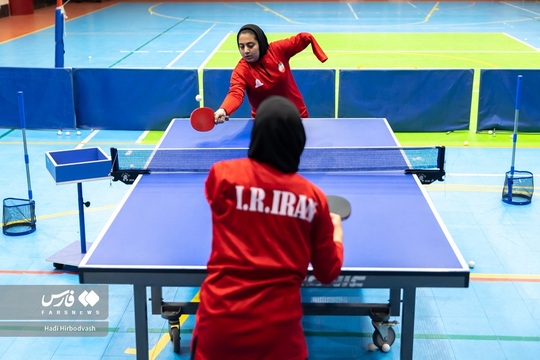 اردوی تیم پاراتنیس‌روی‌میز بانوان