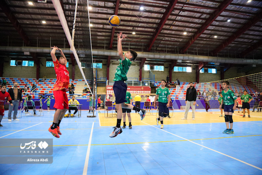 مسابقات مینی‌والیبال پسران استان قزوین