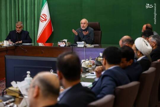 جلسه شورای هماهنگی مجلس شورای اسلامی با حضور قالیباف