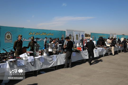 نمایش اقتدار پلیس در کرمان