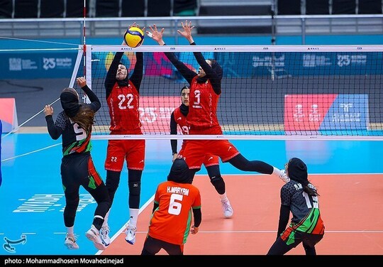 بازی‌های کشورهای اسلامی 2025 ریاض ؛ والیبال بانوان ایران و افغانستان