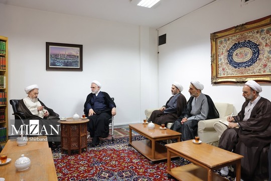 دیدار رئیس قوه قضاییه با مراجع عظام تقلید