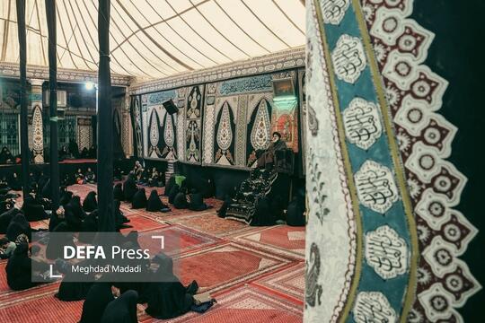 عزاداری ایام فاطمیه در حسینیه سادات اخوی