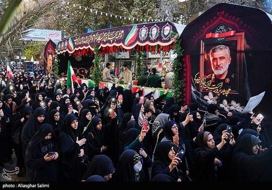 استقبال از پیکر مطهر هشت شهید گمنام در خراسان شمالی